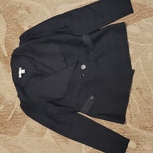 Joseph Ribkoff Black Blazer with snaps